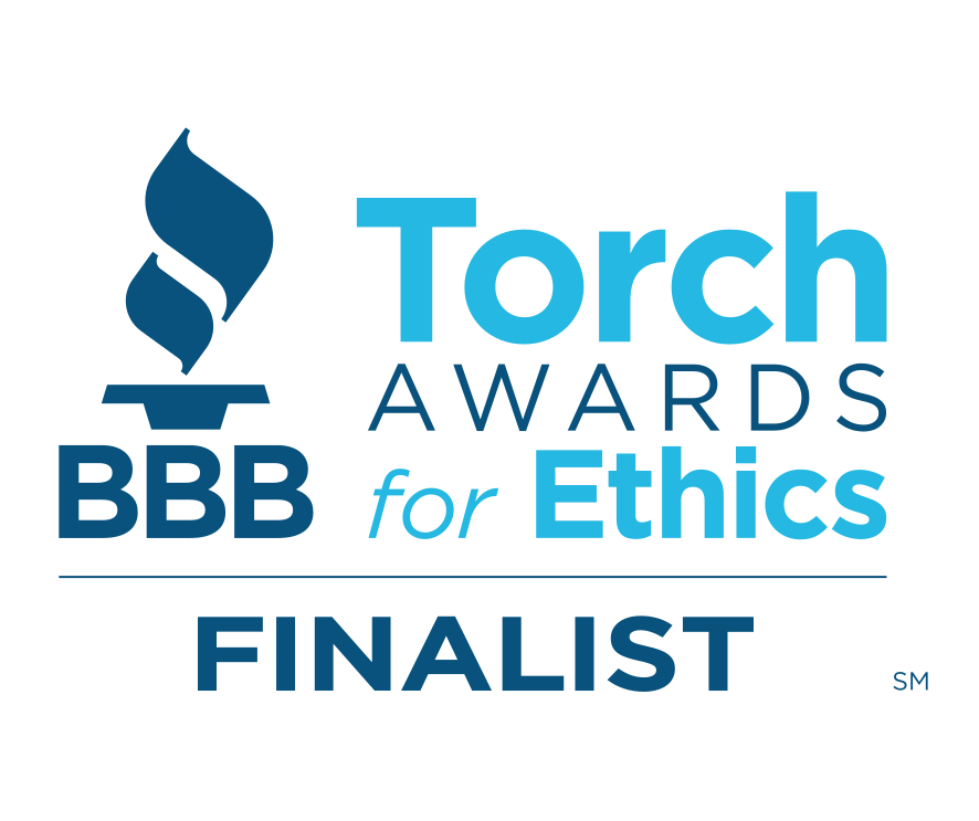 BBB Torch award finalist logo